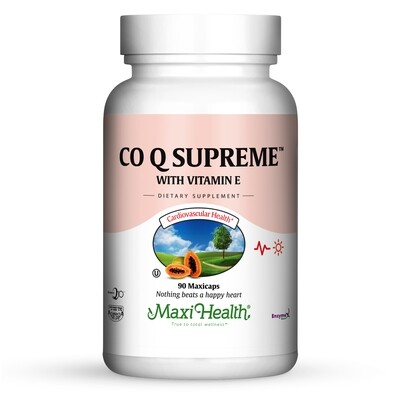 Maxi Health, Kosher CO Q Supreme (Coenzyme Q10) - 90 Vegetarian Capsules