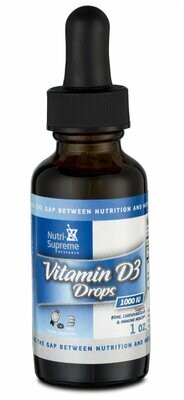 Nutri Supreme, Kosher Vitamin D3 1000 IU Liquid - 1 fl. oz. (30 mL)