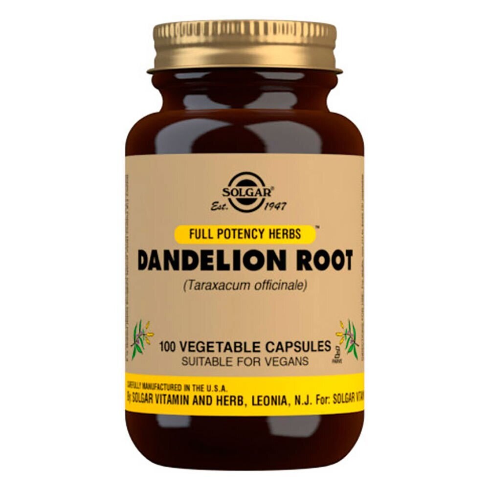 Solgar, Kosher Dandelion Root FP - 100 Vegetarian Capsules