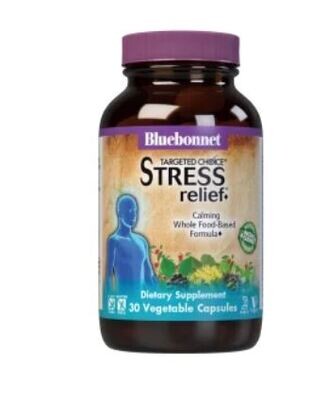 Bluebonnet, Kosher Stress Relief - 60 Vegetarian Capsules