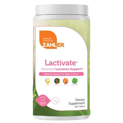 Zahlers, Kosher Lactivate Tablets (Lactation & Female Support) - 300 Tablets