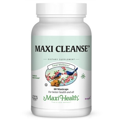Maxi Health, Kosher Maxi Cleanse - 60 Vegetarian Capsules