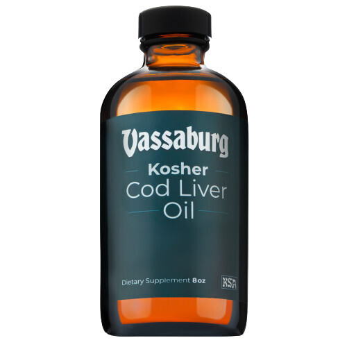 Vassaburg, KSA Kosher Cod Liver Oil, Liquid - 8 fl. oz. (236 mL)