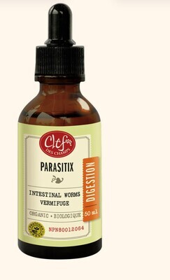 Clef Des Champs, Kosher Parasitix Organic, Expels Intestinal Worms, Liquid Tincture - 50 mL (1.7 fl. oz.)