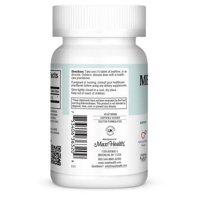 Maxi Health, Kosher Mel-O-Chew Melatonin  3mg. Berry Flavor - 200 Chewies