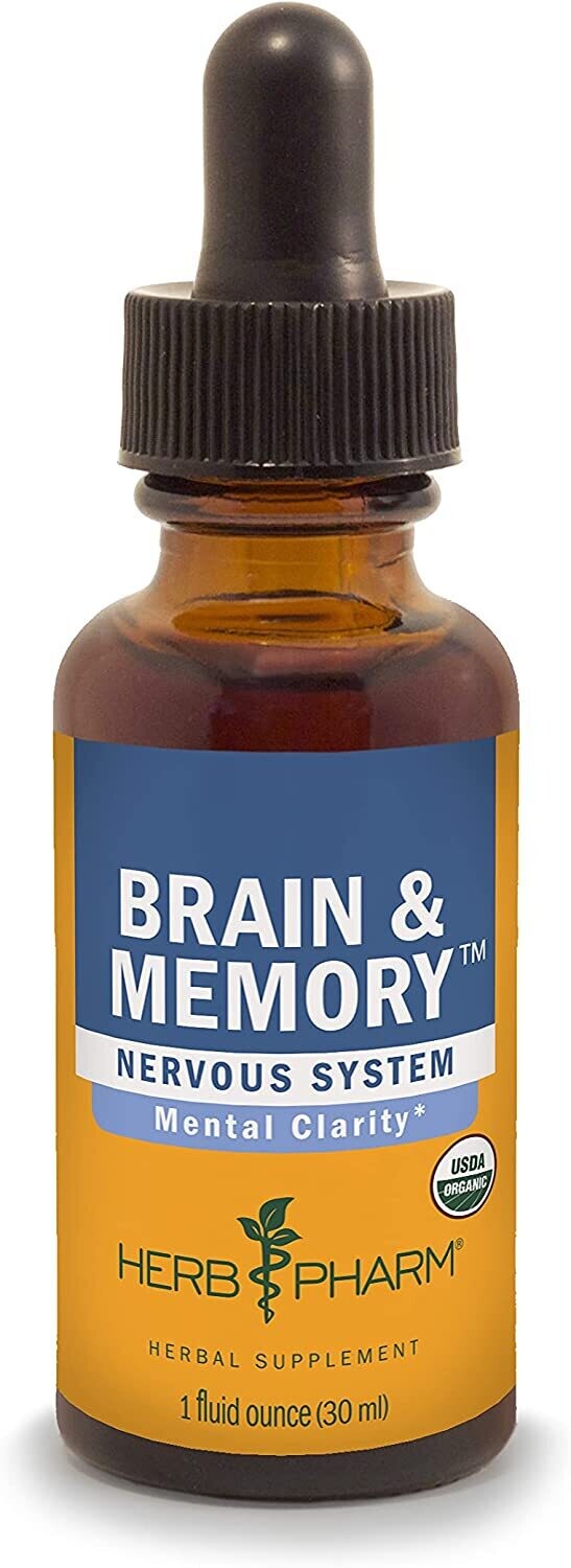 Herb Pharm, Brain &amp; Memory - 1 fl. oz. (30 mL)
