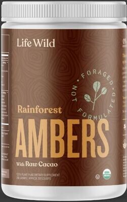 Life Wild, Kosher Rainforest Ambers, With Raw Cacao - 360 Grams