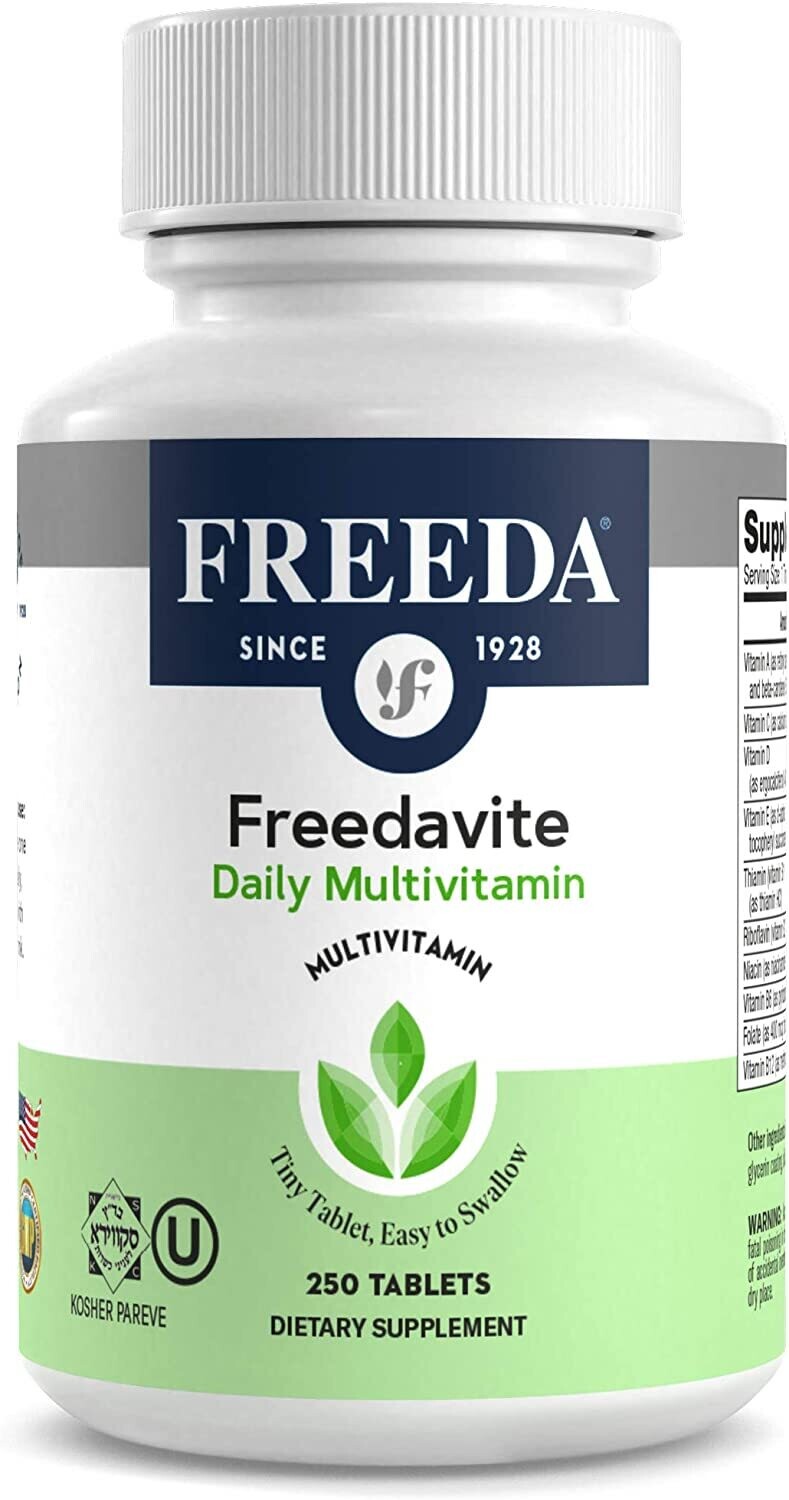 Freeda, Kosher Freedavite, Daily Multivitamin - 250 Tiny Tablets