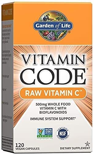 Garden of Life, Kosher Vitamin Code, Raw Vitamin C - 120 Vegetarian Capsules