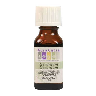 Aura Cacia, Geranium Essential Oil - 15 mL