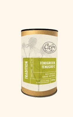 Clef Des Champs, Kosher Whole Fenugreek Seed Organic Loose Tea, Tube - 150g