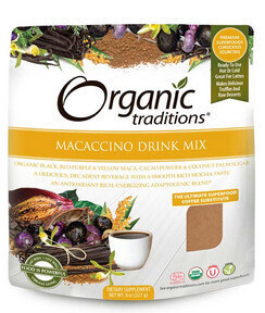 Organic Traditions, Macaccino Drink Mix, Coffee Substitute - 227g