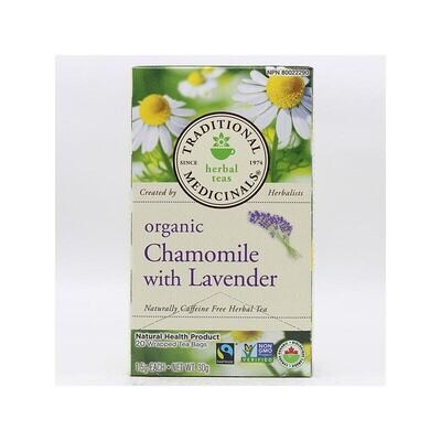 Traditional Medicinals, Organic Chamomile with Lavender - 20 Tea Bags