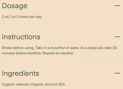 Clef Des Champs, Stress VALERIAN Organic, Sleep Aid, Liquid Tincture - 1.7 fl. oz (50 mL)