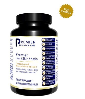 Premier Research Labs, Premier Hair/Skin/Nails - 60 Vegetarian Capsules (Formally: DermaVen)