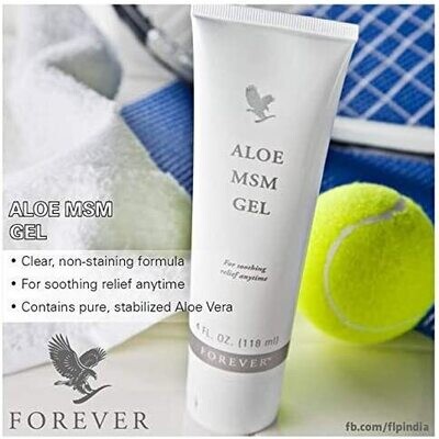 Forever, ALOE MSM GEL, For Soothing Relief Anytime - 4 fl. oz. (118 mL)