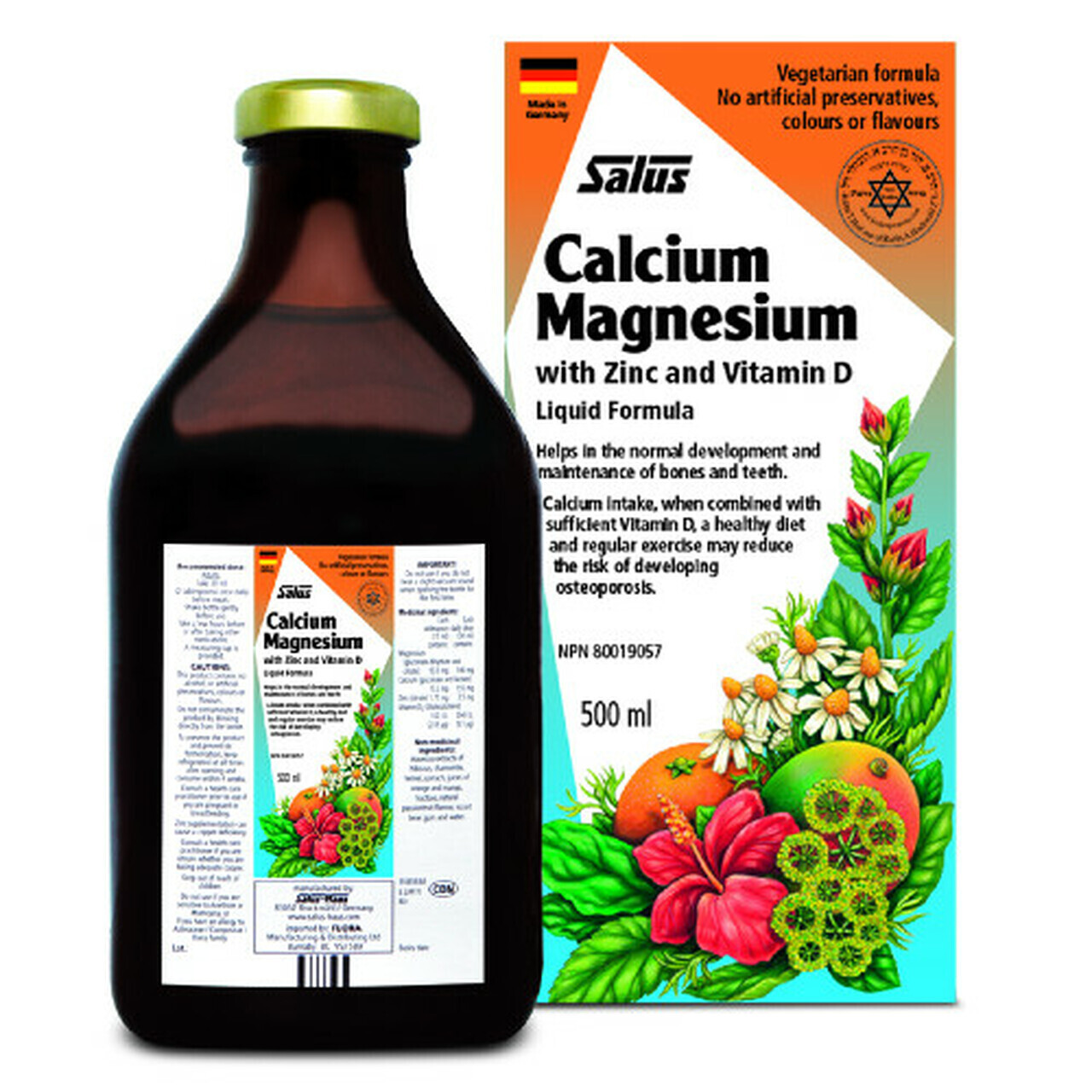 Salus, Calcium Magnesium Liquid  - 500 mL
