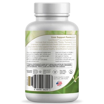 Zahlers, Kosher  LiverShield - 90 Vegetarian Capsules