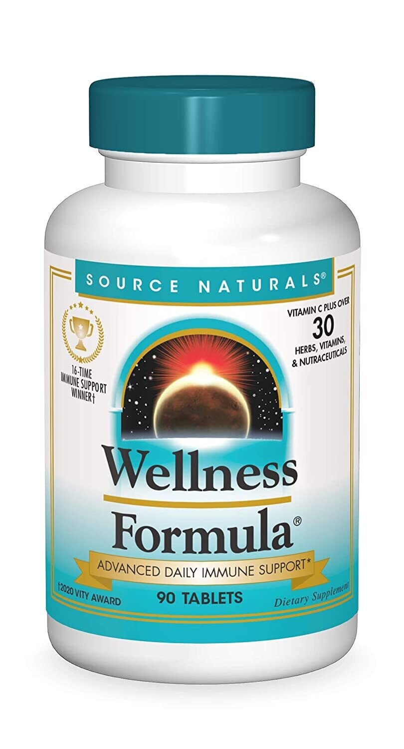 Source Natural, Wellness Formula, For Advanced Daily Immune Support - 90 Tablets