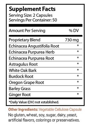 Natures Cue, Immune Power - 100 Vegetarian Capsules - Kosher for Passover