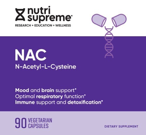 Nutri Supreme, Kosher NAC 600 mg - 90 Vegetarian Capsules