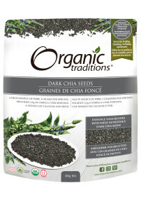 Organic Traditions, Chia Seeds, Dark Whole - 454g