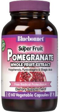 Bluebonnet, Kosher Pomegranate, Whole Fruit Extract - 60 Vegetarian Capsules