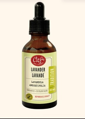 Clef Des Champs, Kosher Lavender Organic, Digestive Tonic, Liquid Tincture - 50 mL (1.7 fl. oz.)