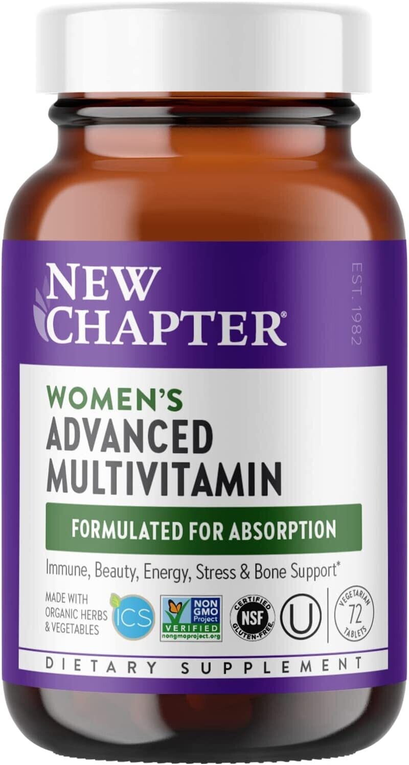 New Chapter, Kosher Woman Advanced Multi Vitamin - 72 Tablets