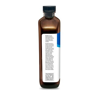 North American Herb & Spice, Kosher Raw Black Seed Oil, (Black Cumin Seed) Omega 3, 6, 9. Liquid - 4 fl oz (118 mL)