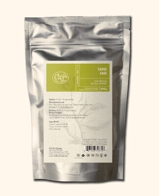Clef Des Champs, Kosher Sage, Organic Loose Tea - 500g.(Pak)