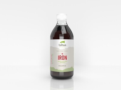 Tahua, Iron, Natural Source of Iron Liquid (Black Cherry Concentrate) - 16 fl. oz. (473 mL)