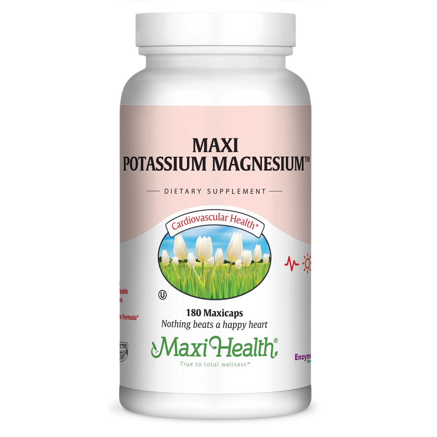Maxi Health, Kosher Maxi Potassium Magnesium - 180 Vegetarian Capsules