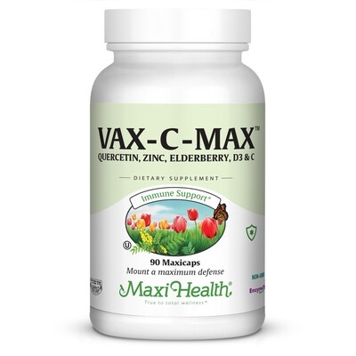Maxi Health, Kosher Vax-C-Max (Quercetin Max) - 90 Vegetarian Capsules