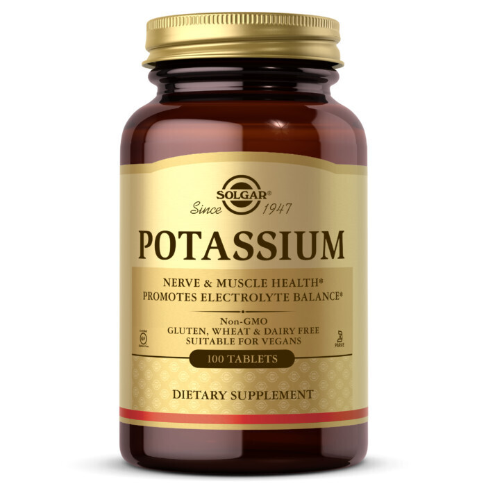 Solgar, Kosher Potassium 99mg  - 100 Tablets