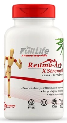 Full Life, Reuma-Art X Strength - 120 Vegetarian Capsules
