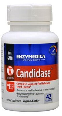Enzymedica, Kosher  EZ Balance (Candidase) - 42 Capsules