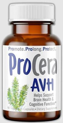 Procera, AVH, Supports Brain Health &amp; Cognitive Function - 90 Vegetarian Capsules