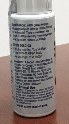 Olive Gold O3, Super Oxygen, Unscented, Lotion Pump - 4 oz. (118 mL)