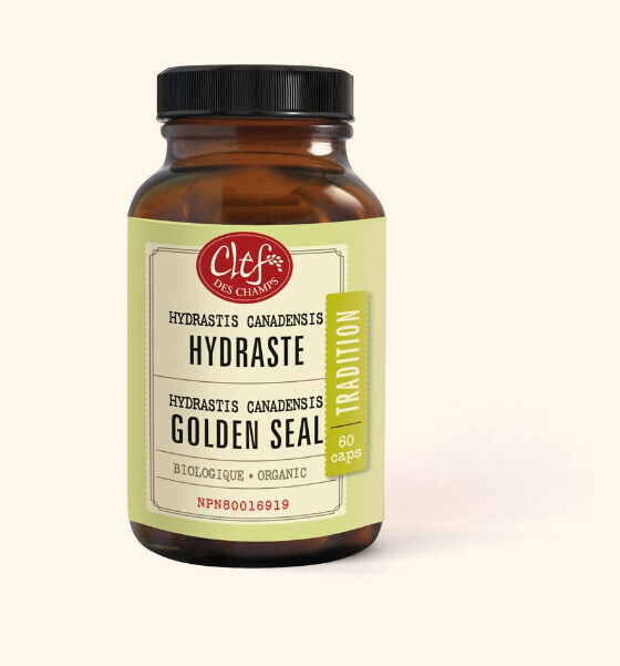 Clef Des Champs, Kosher Tradition GOLDENSEAL Organic, Soothes Mucus Membranes of Respiratory Tract - 60 Vegetarian Capsules