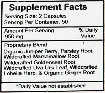 Dr. Christopher’s, Kosher Kidney Formula 475mg- 100 Vegetarian Capsules