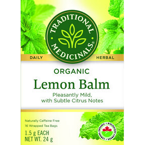 Traditional Medicinals, Organic Lemon Balm - 16 Tea Bags