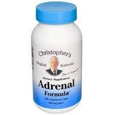 Christopher's, Adrenal Formula - 100 Vegetarian Capsules