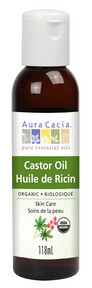 Aura Cacia, Castor Oil, Organic - 118 mL