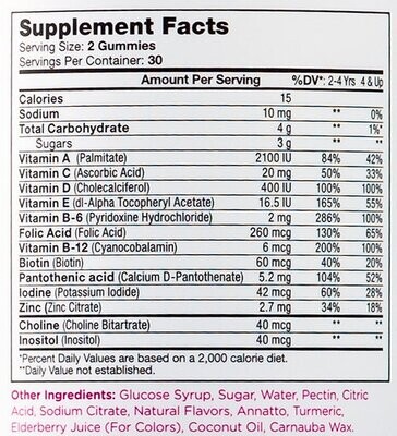 Chapter one by Zahlers, Kosher Multi Gummies - 120 Gummies