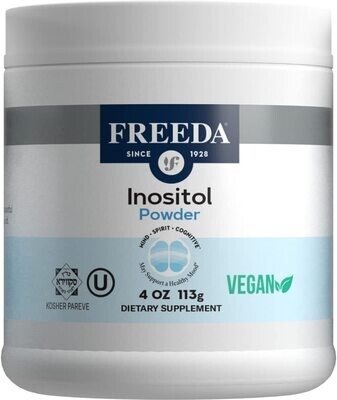 Freeda, Kosher Inositol, 900 mg, Mind Spirit Cognitive, Powder - 4 oz (113 g)