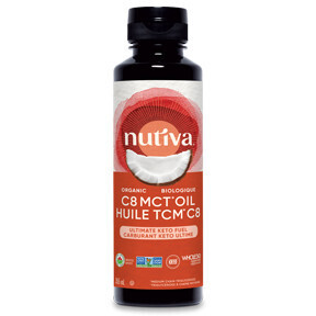 Nutiva, Organic C8 MCT, Coconut Oil - 355mL