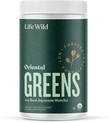 Life Wild, Kosher Oriental Greens, With Real Japanese Matcha - 300 Grams