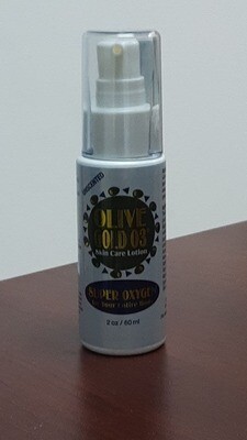 Olive Gold O3, Super Oxygen, Unscented, Lotion Pump - 2 oz. (60 mL)