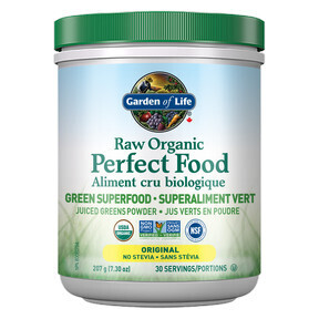Garden of Life, Raw Organic, Perfect Food, Green Superfood, Original Powder - 207g